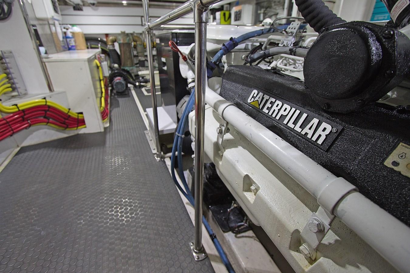 a machine with a large black object on the side aboard EAGLES NEST Yacht for Sale