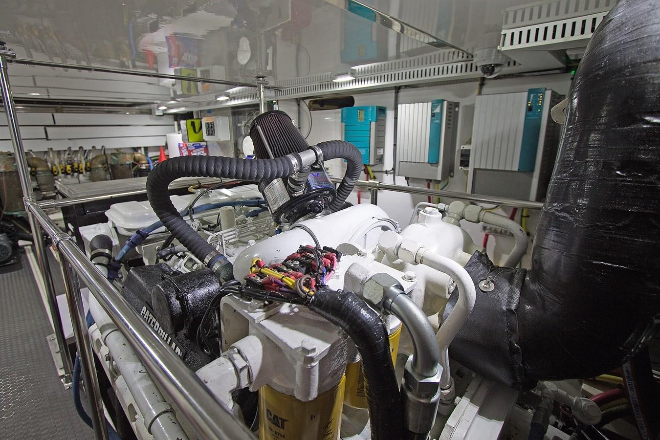 a machine with wires aboard EAGLES NEST Yacht for Sale