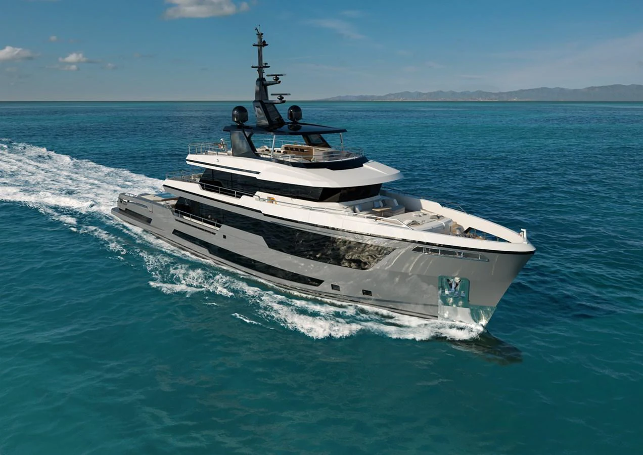a boat on the water aboard COLUMBUS CROSSOVER 42/01 Yacht for Sale