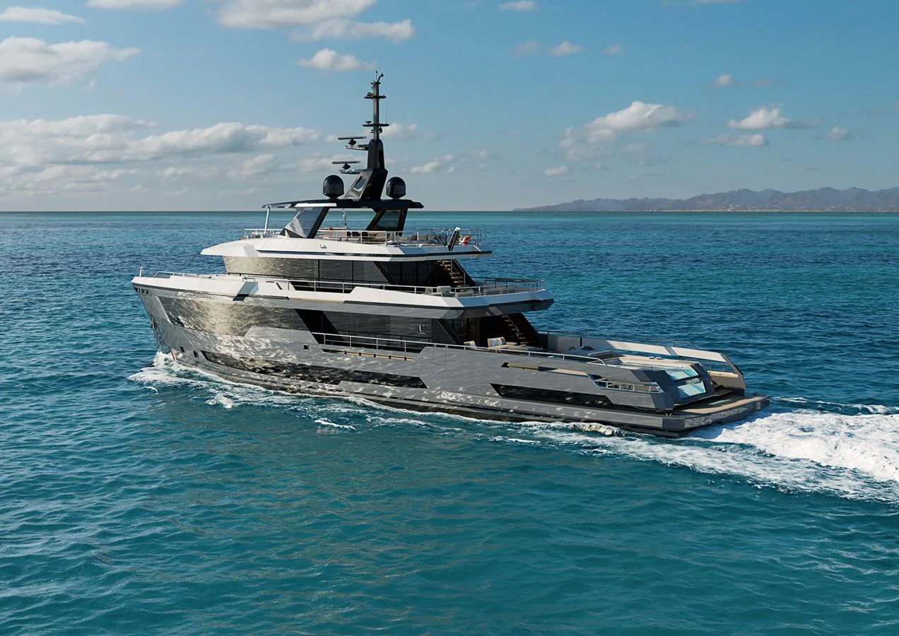 a boat on the water aboard COLUMBUS CROSSOVER 42/01 Yacht for Sale
