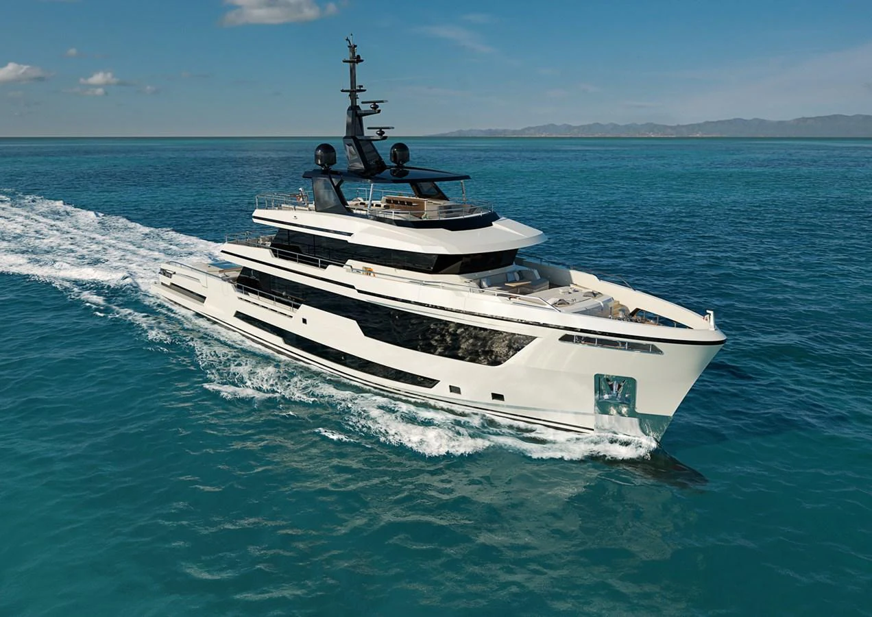 a boat in the water aboard COLUMBUS CROSSOVER 42/01 Yacht for Sale