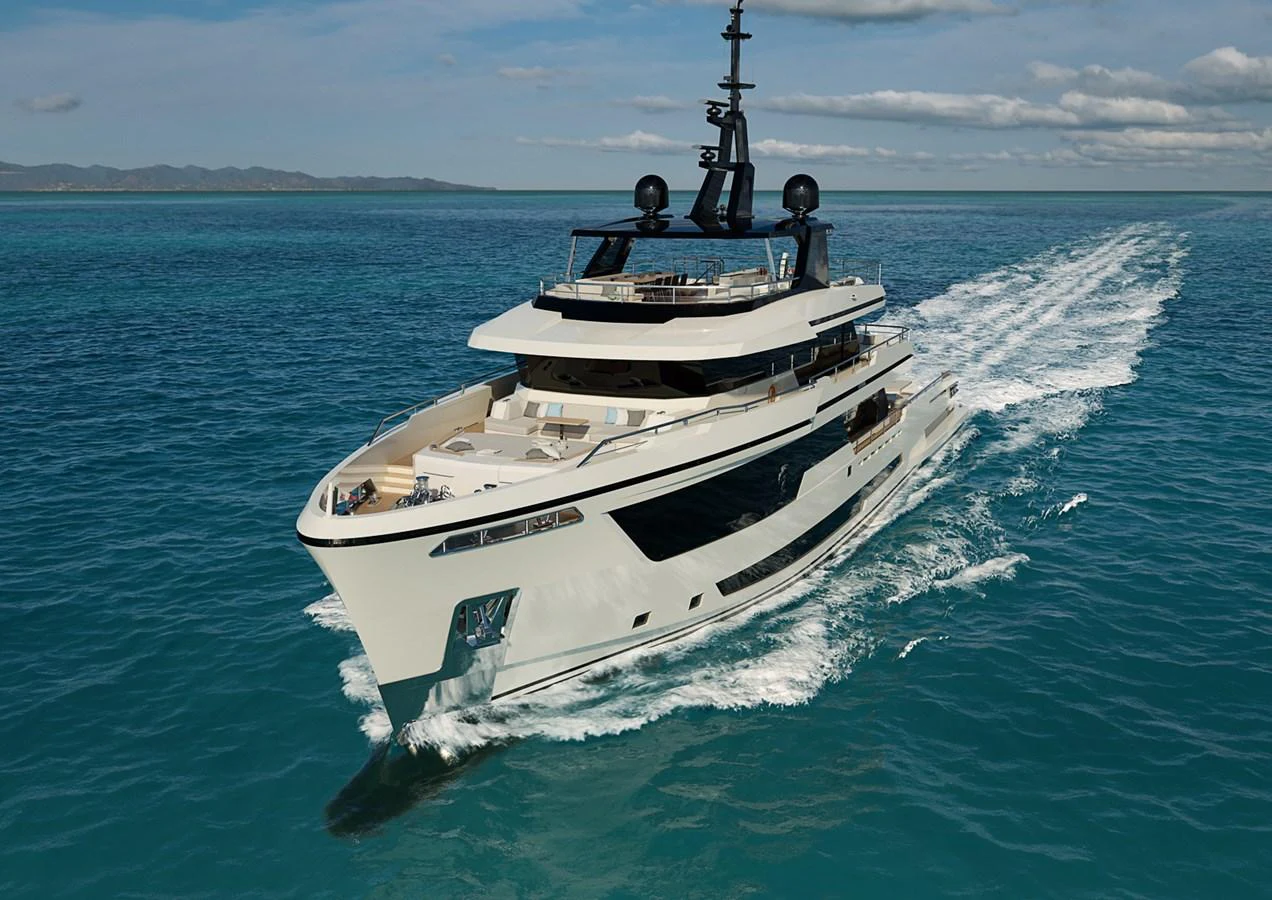 a boat on the water aboard COLUMBUS CROSSOVER 42/01 Yacht for Sale