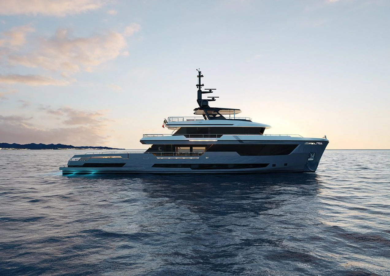a boat on the water aboard COLUMBUS CROSSOVER 42/01 Yacht for Sale