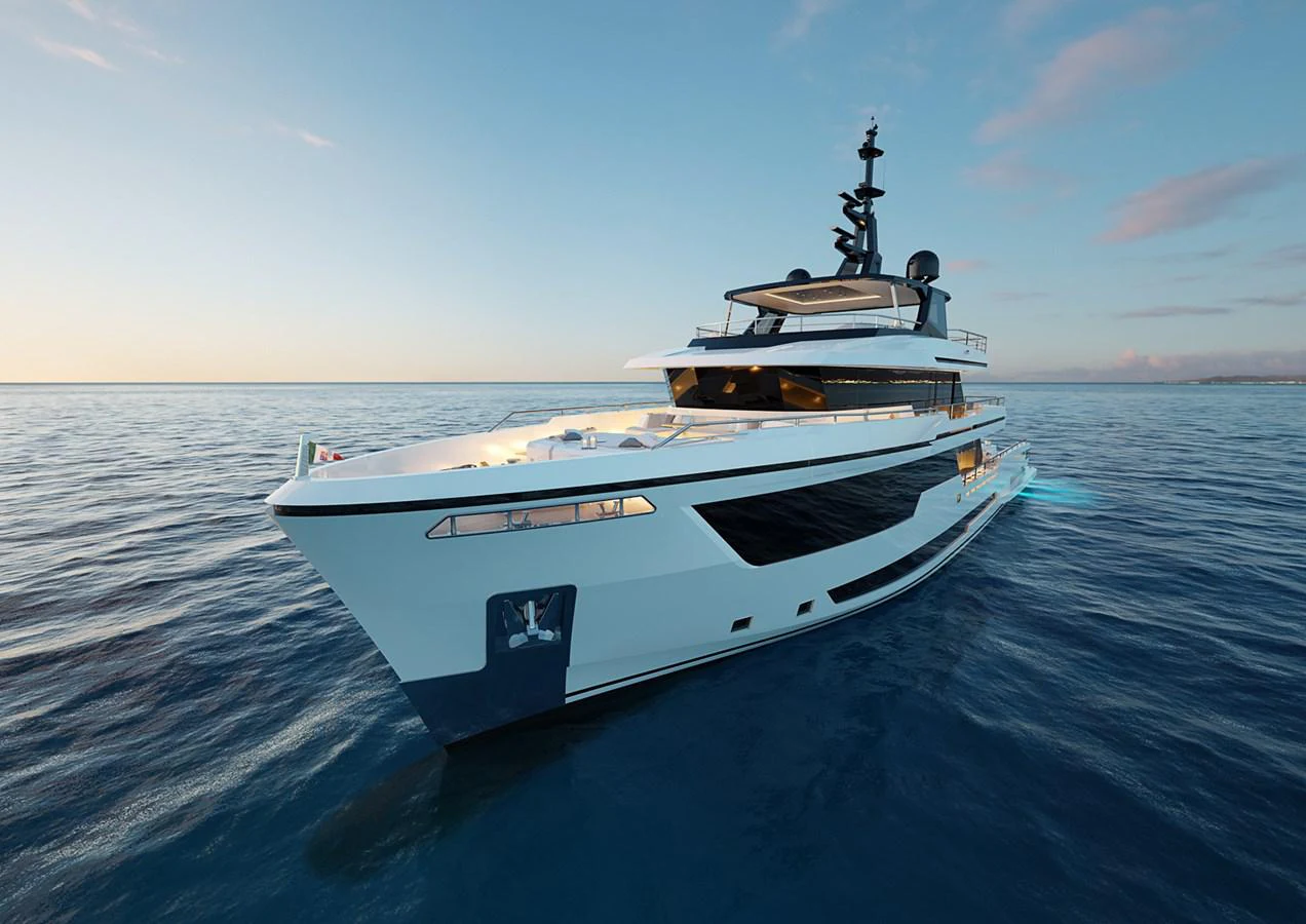 a boat in the water aboard COLUMBUS CROSSOVER 42/01 Yacht for Sale