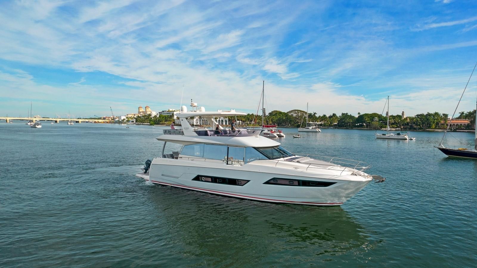 a group of boats in a harbor aboard JUIL OF THE SEA Yacht for Sale