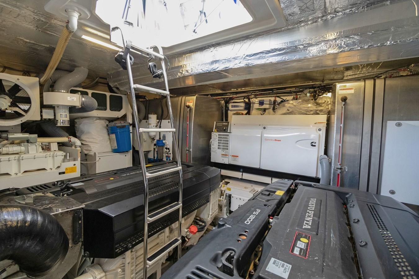 a room with machines and equipment aboard JUIL OF THE SEA Yacht for Sale