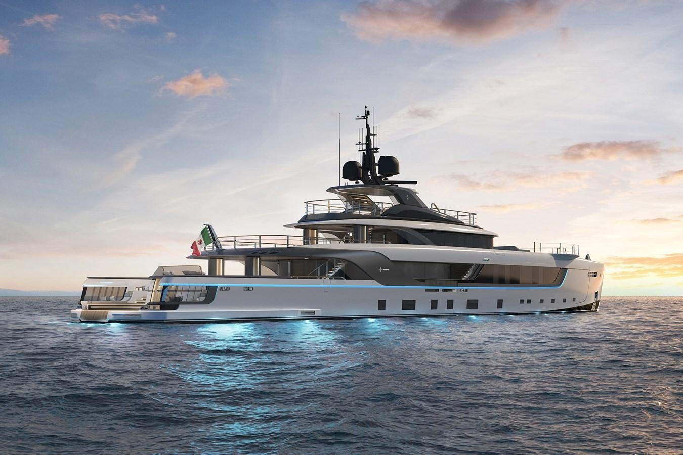 a boat on the water aboard ADMIRAL 55 S-FORCE PROJECT SILVER STAR Yacht for Sale