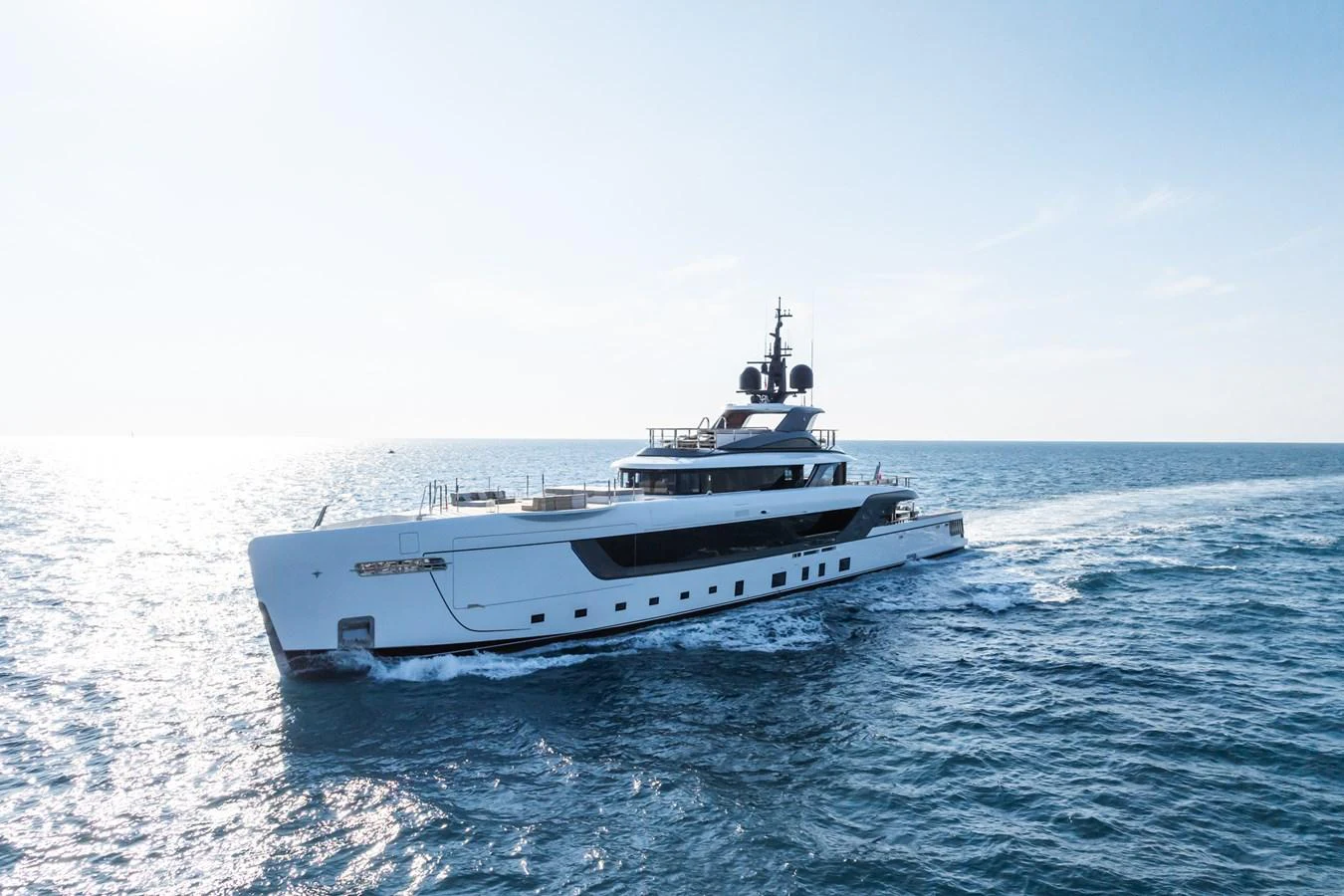 a boat in the water aboard SILVER STAR I Yacht for Sale