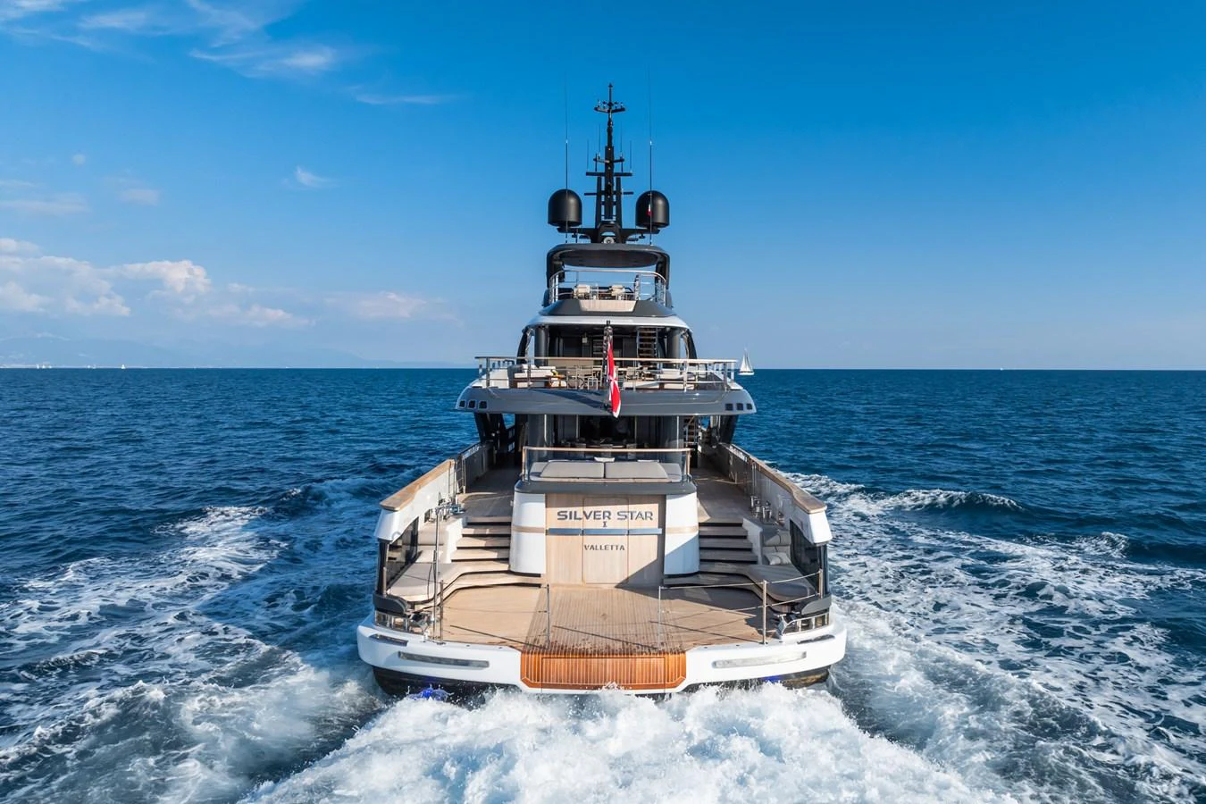 a boat in the water aboard SILVER STAR I Yacht for Sale