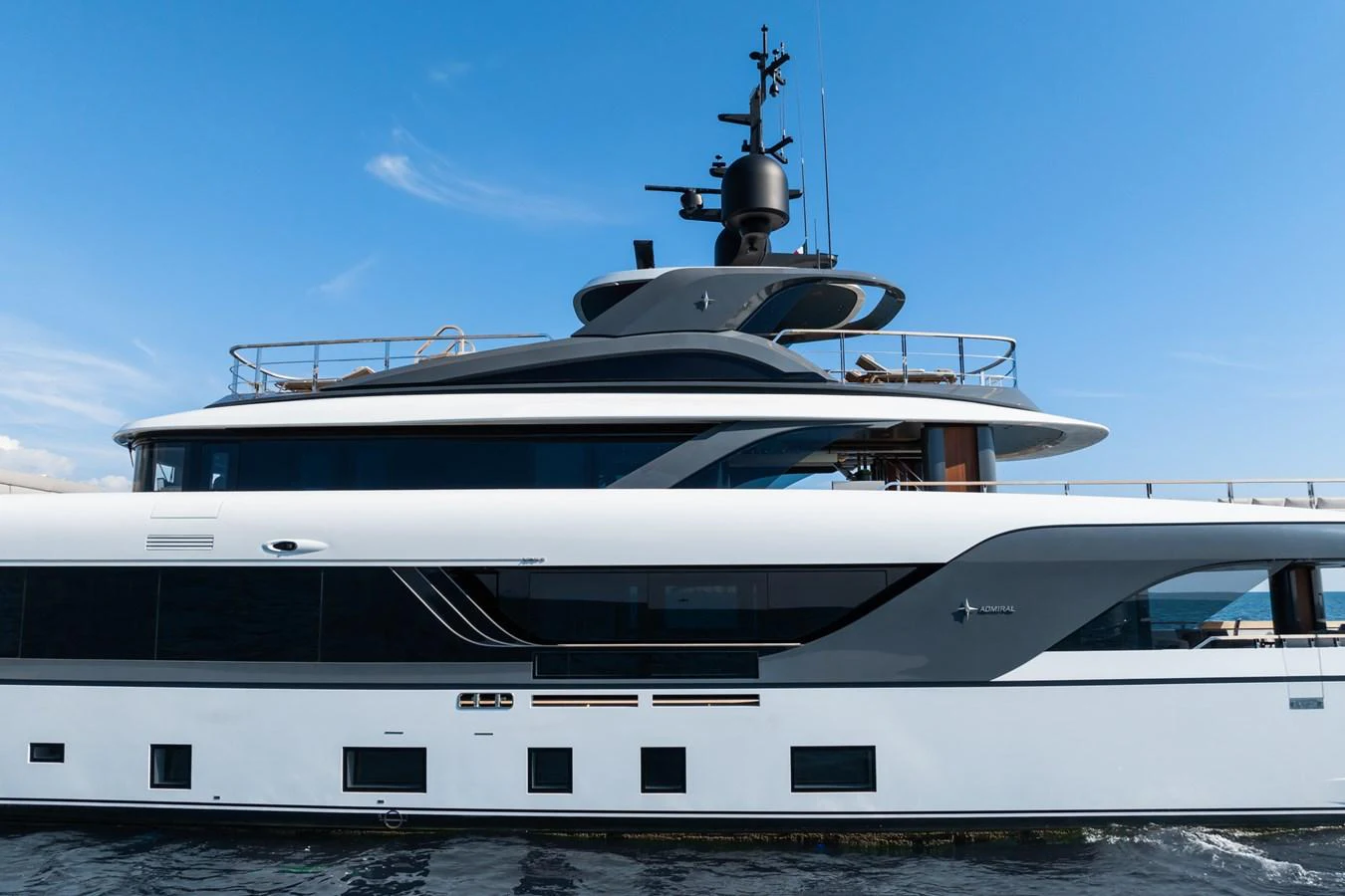 a white yacht on the water aboard SILVER STAR I Yacht for Sale