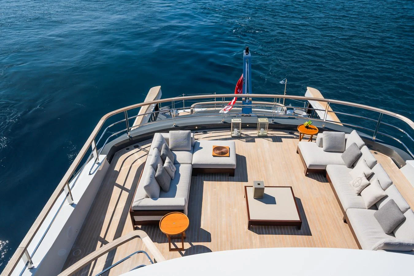 a deck on a boat aboard SILVER STAR I Yacht for Sale