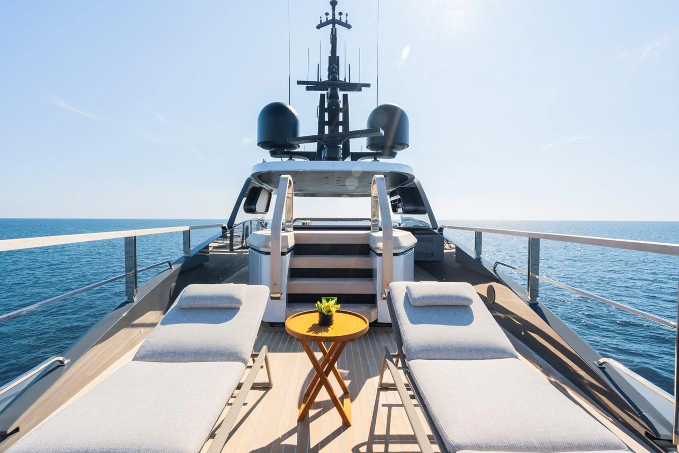 a boat on a body of water aboard SILVER STAR I Yacht for Sale