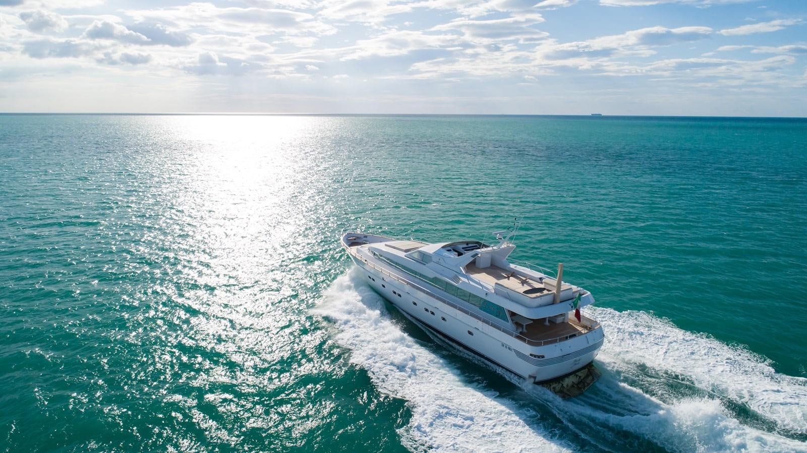 a boat on the water aboard BABY BOSS Yacht for Sale