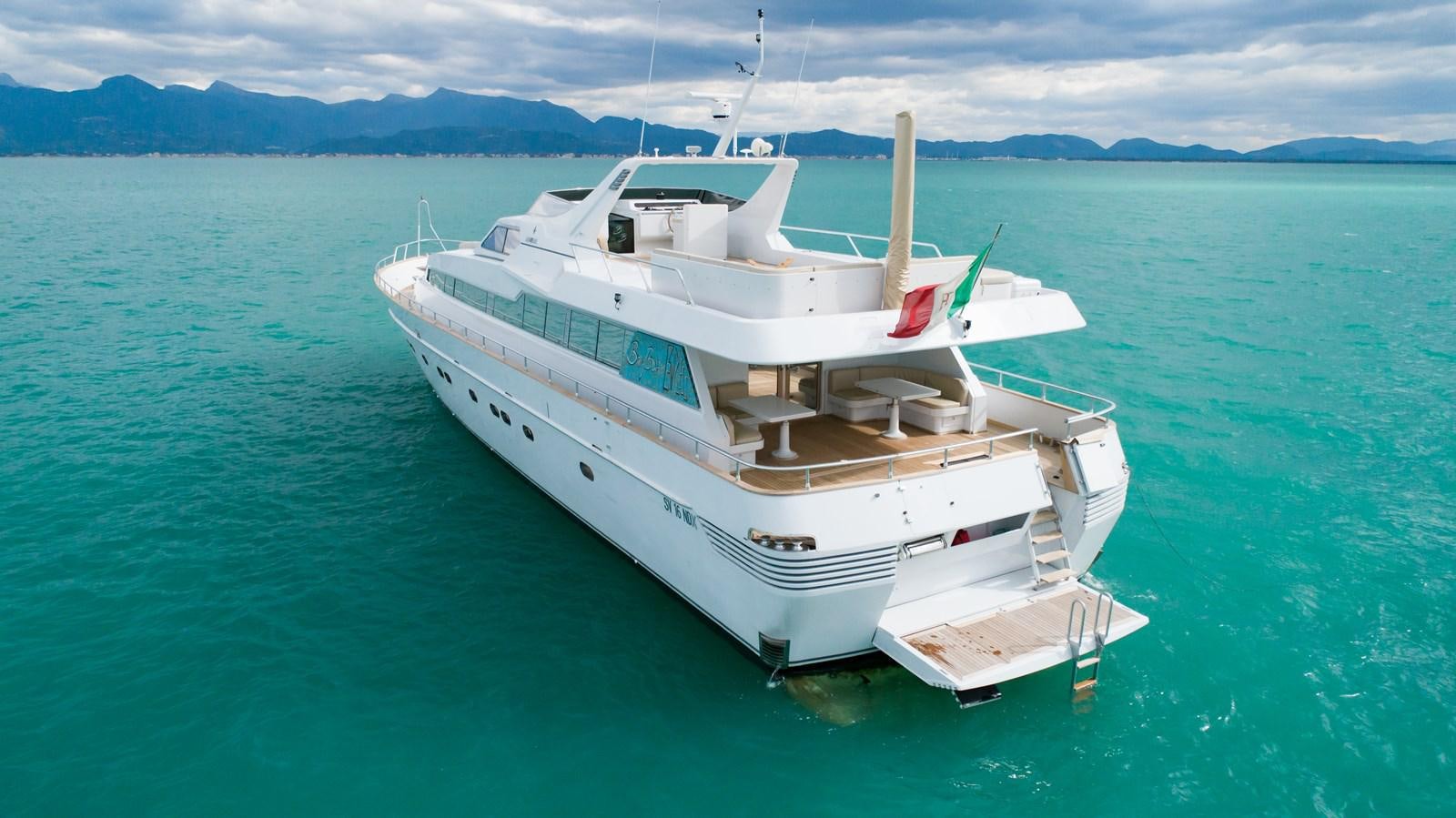 a boat in the water aboard BABY BOSS Yacht for Sale