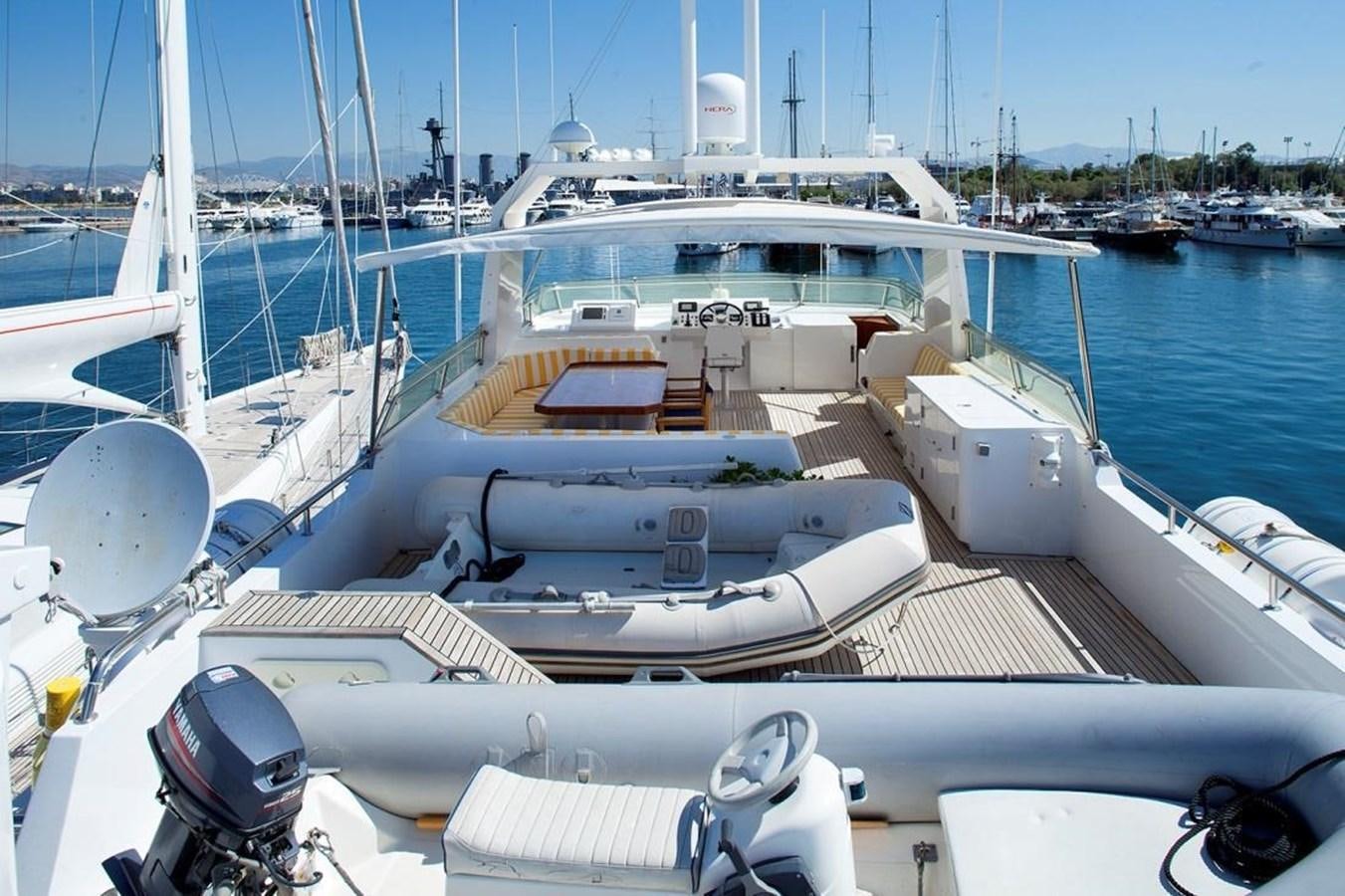 a boat on the water aboard ARMATHIA Yacht for Sale