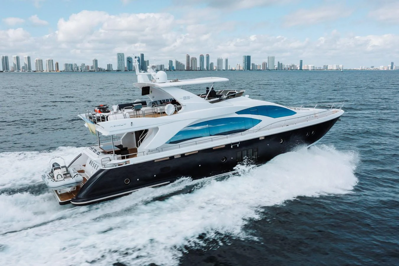 a boat on the water aboard RESET Yacht for Sale