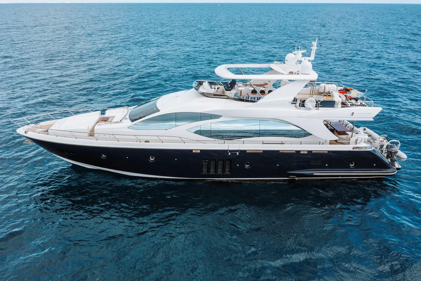 a boat in the water aboard RESET Yacht for Sale