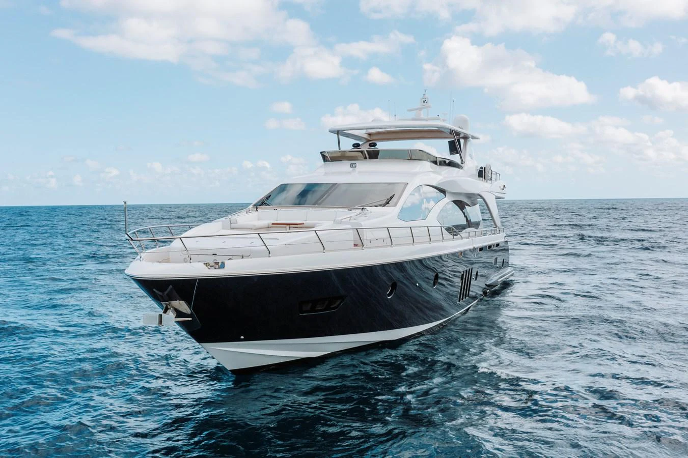 a boat in the water aboard RESET Yacht for Sale