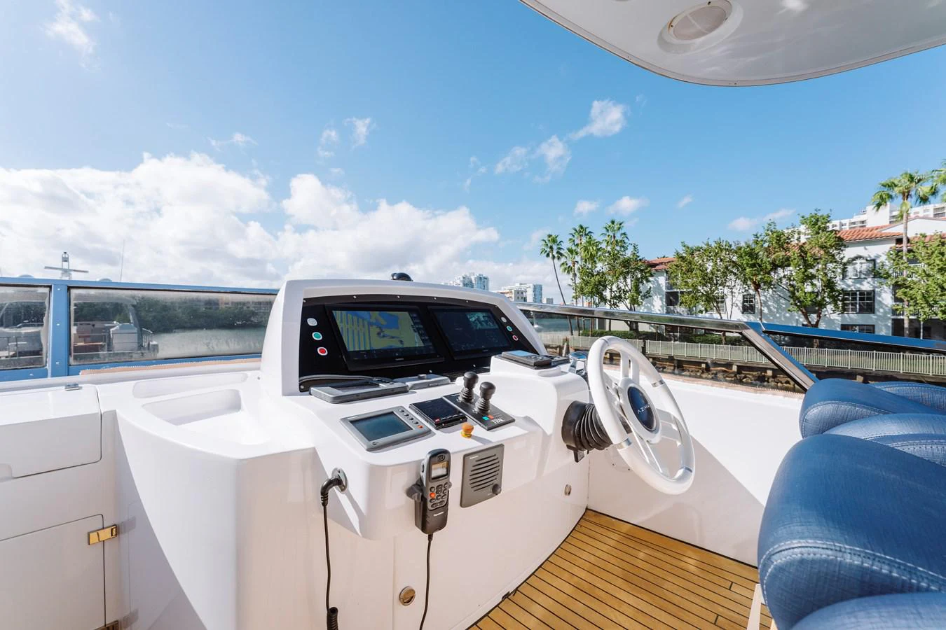 the inside of a boat aboard RESET Yacht for Sale