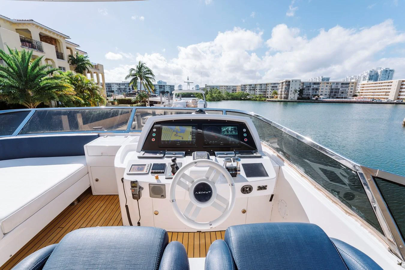a boat on the water aboard RESET Yacht for Sale