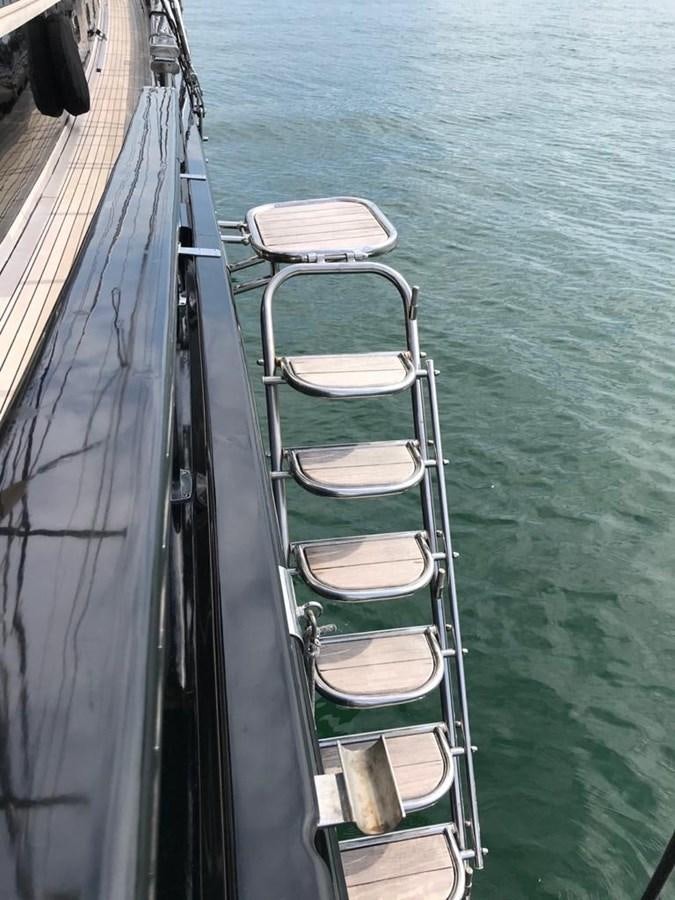 a boat on the water aboard BLACKWOOD I Yacht for Sale