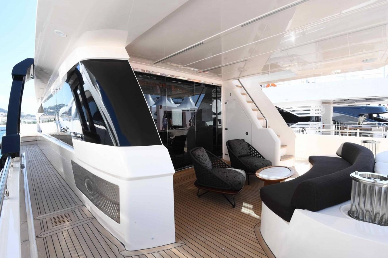 inside of a yacht aboard CECILOU Yacht for Sale