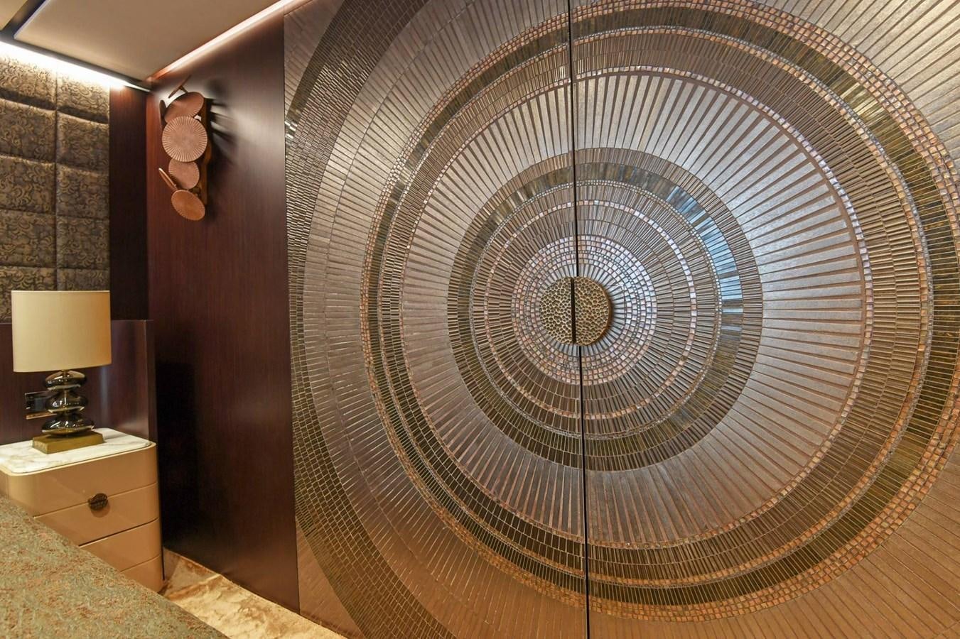 a fan in a room aboard CECILOU Yacht for Sale