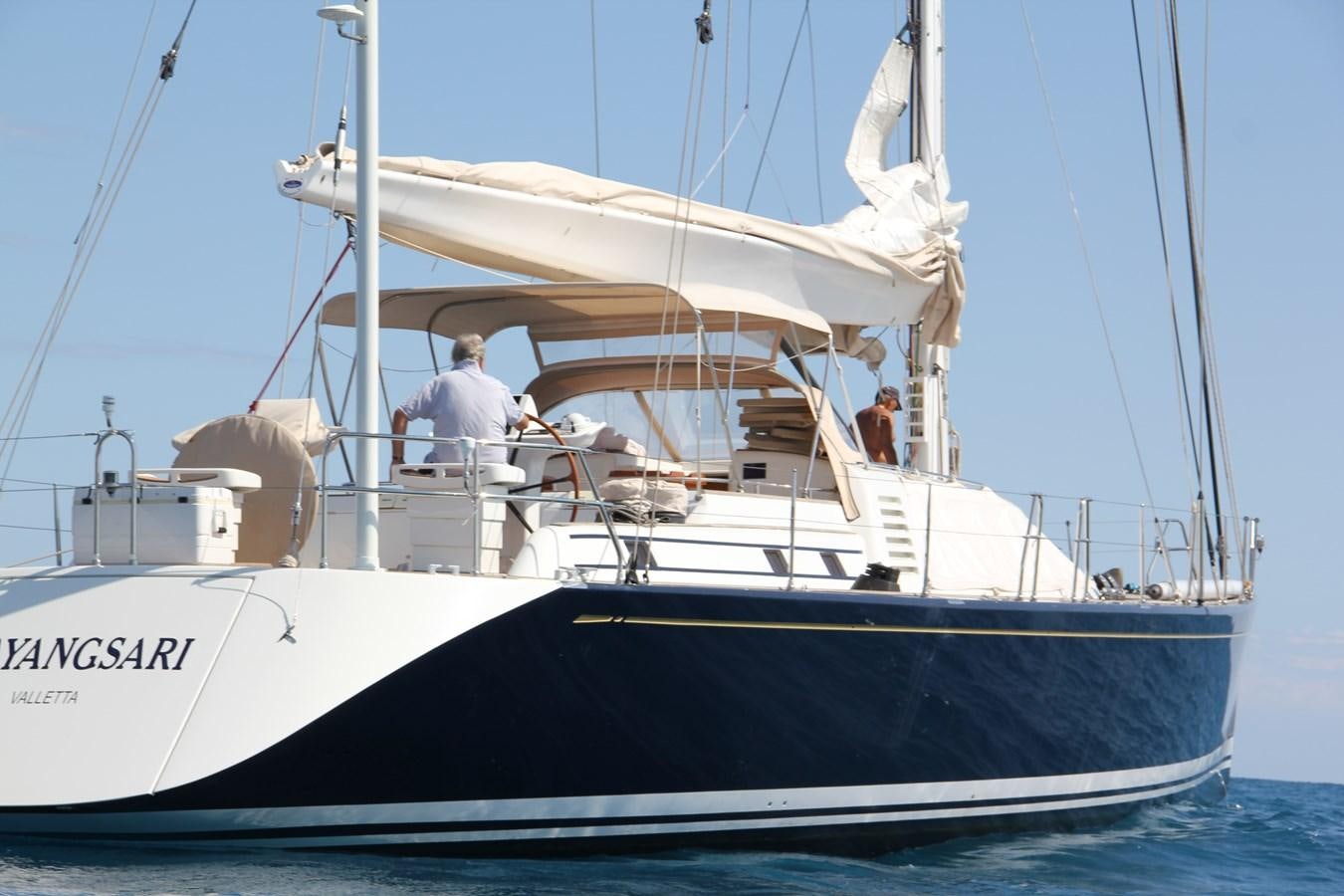 a person on a boat aboard MAYANGSARI Yacht for Sale