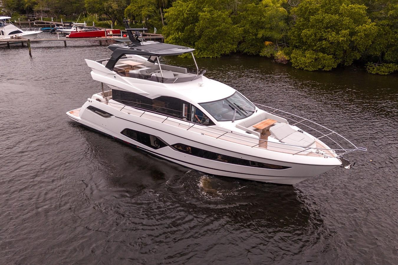 a boat in the water aboard MANHATTAN 68 Yacht for Sale