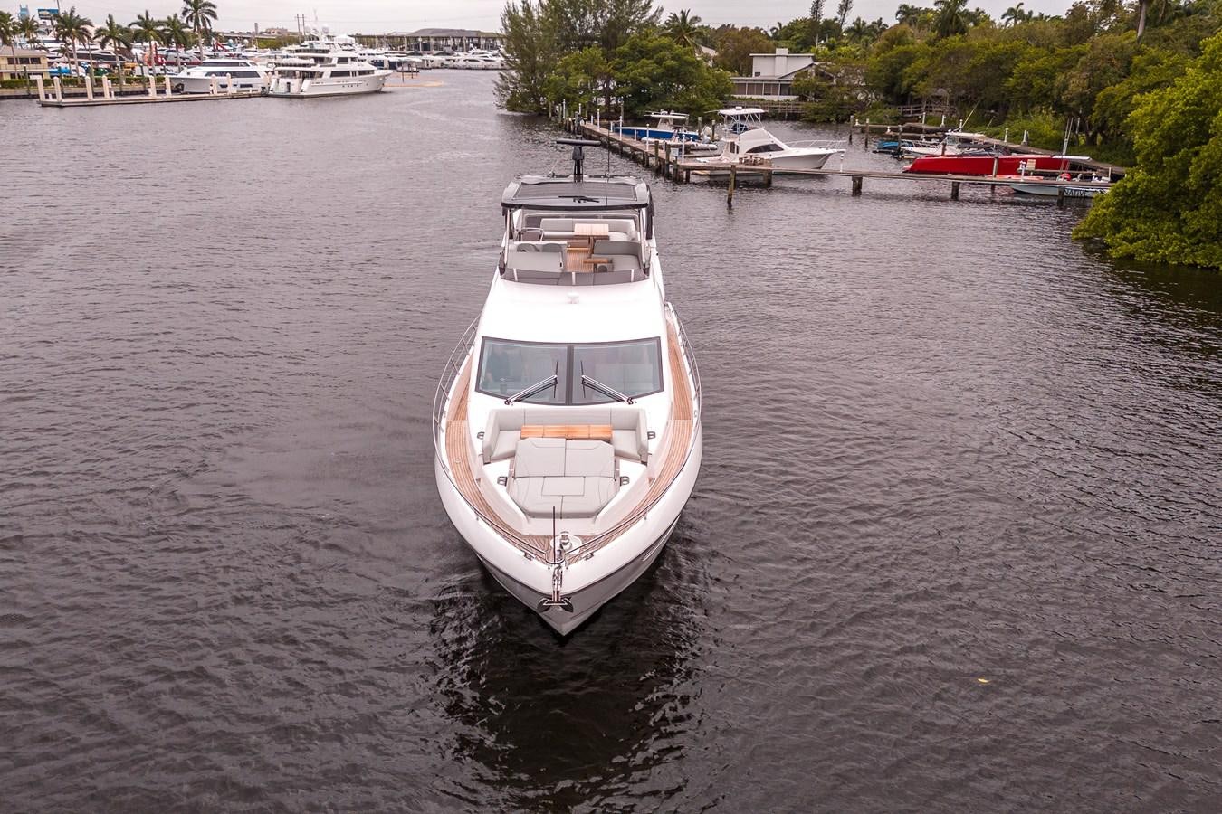 a boat on the water aboard MANHATTAN 68 Yacht for Sale
