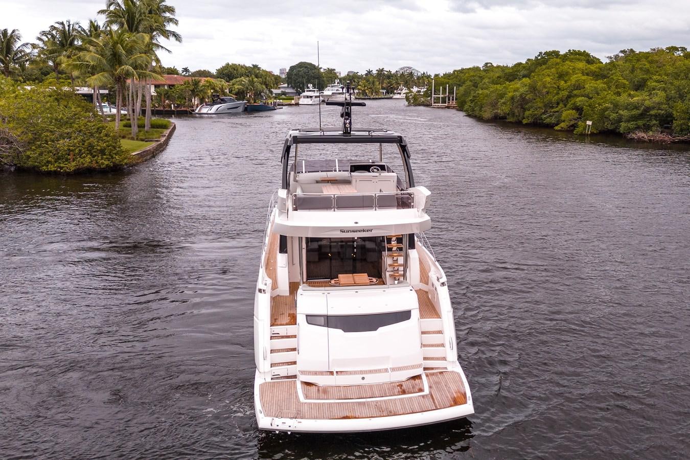 a boat on the water aboard MANHATTAN 68 Yacht for Sale