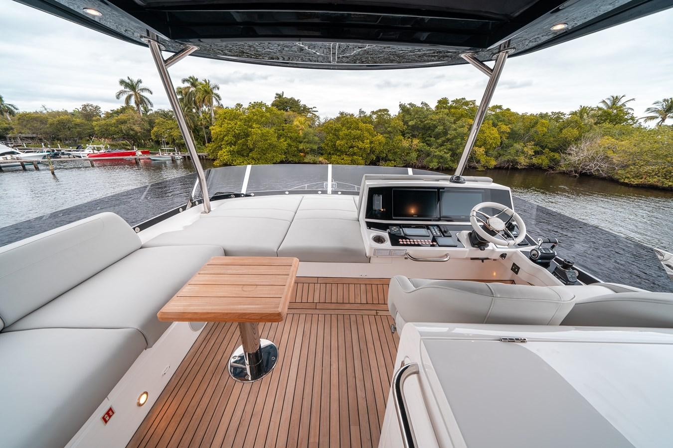 a boat on the water aboard MANHATTAN 68 Yacht for Sale