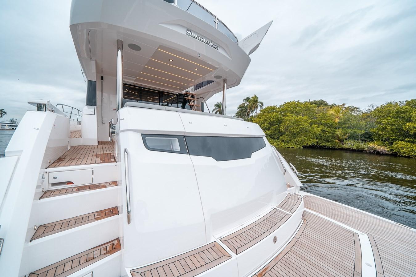 a boat on the water aboard MANHATTAN 68 Yacht for Sale