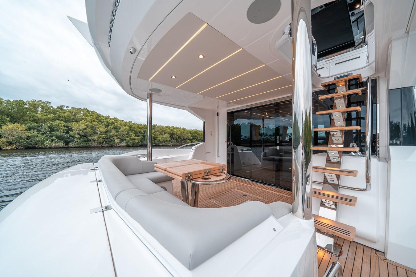 a boat on the water aboard MANHATTAN 68 Yacht for Sale