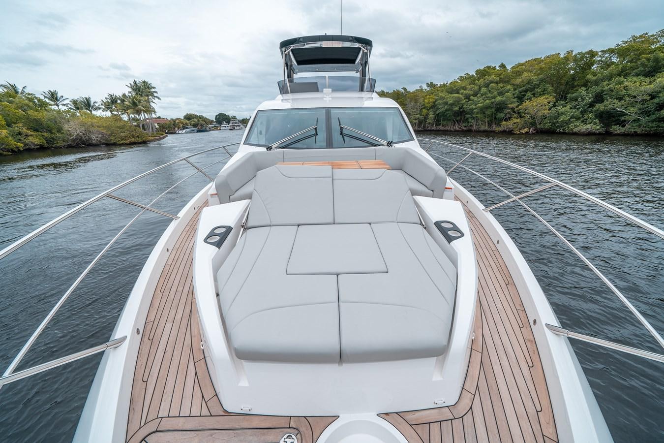 a boat on a river aboard MANHATTAN 68 Yacht for Sale