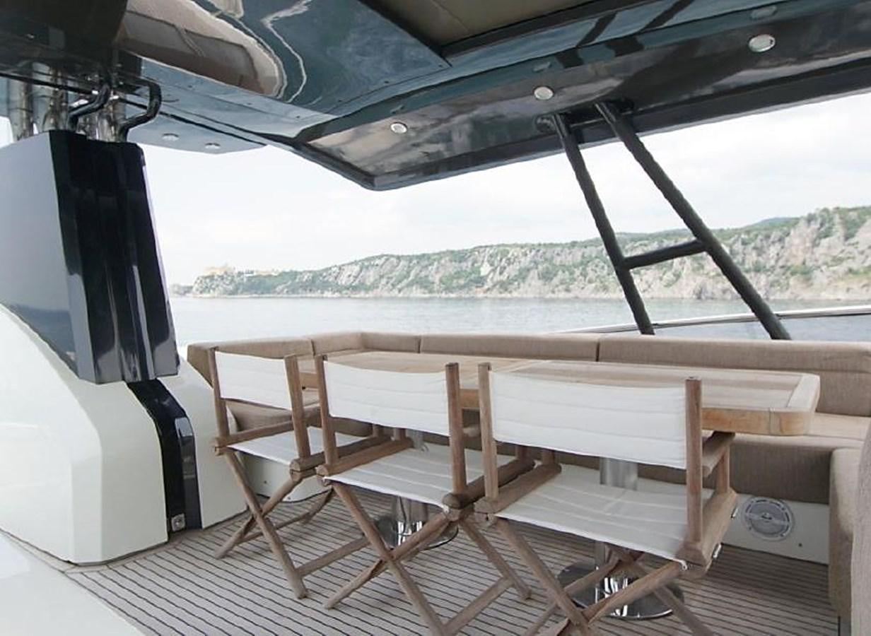 a boat on a deck aboard SKYFALL Yacht for Sale