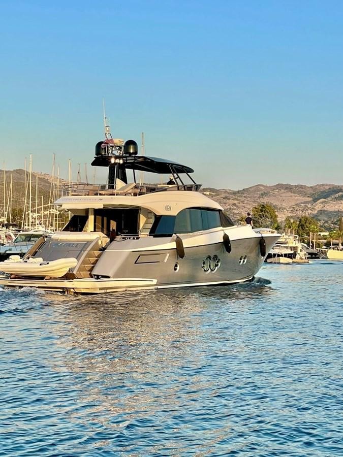 a boat in the water aboard SKYFALL Yacht for Sale