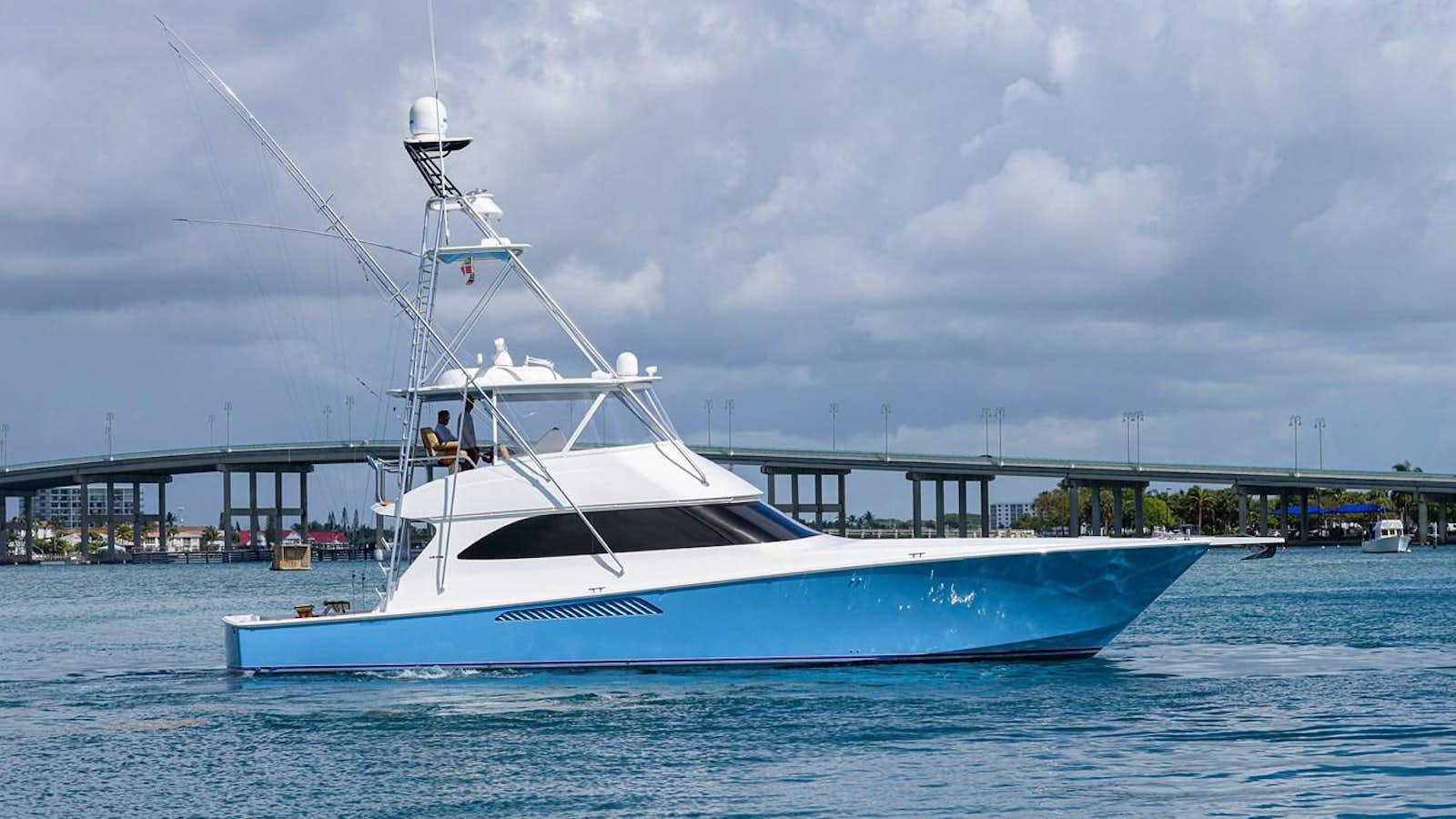 a boat in the water aboard 60 CONVERTIBLE Yacht for Sale
