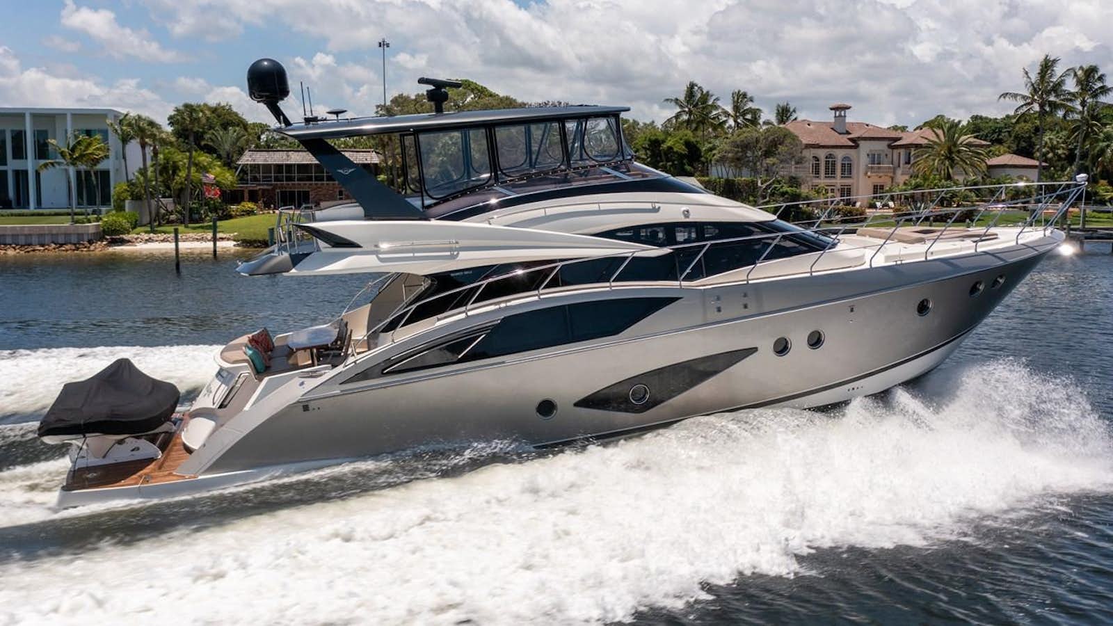 a boat on the water aboard 630 SPORT YACHT Yacht for Sale