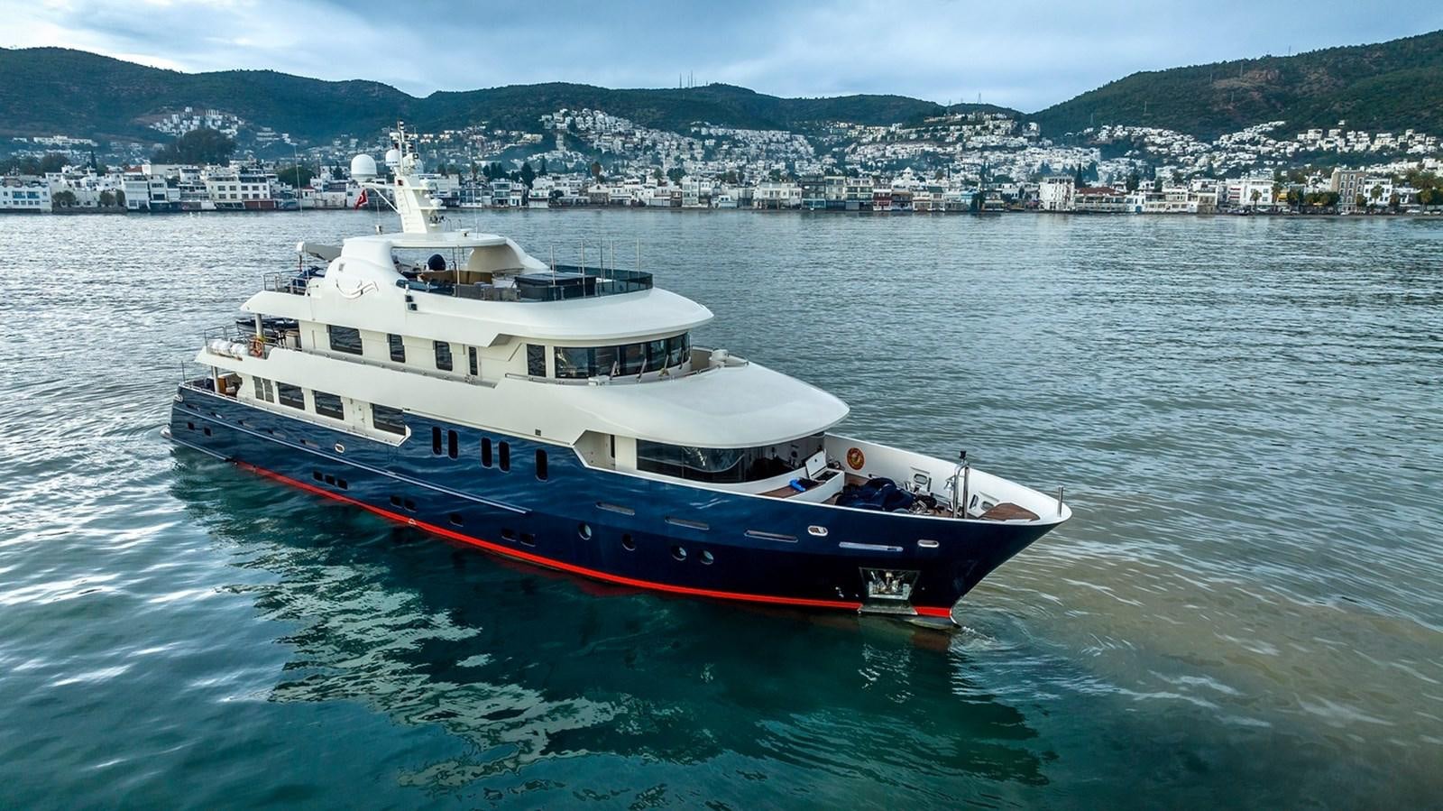 a boat on the water aboard SERENITY II Yacht for Sale