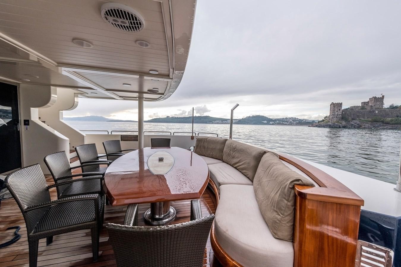 a boat on the water aboard SERENITY II Yacht for Sale