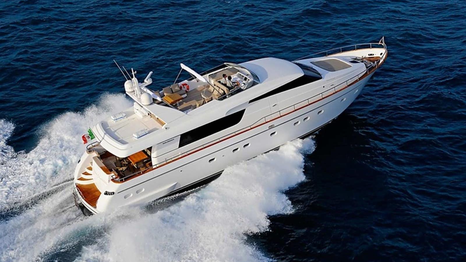 a boat on the water aboard MARIS STELLA Yacht for Sale