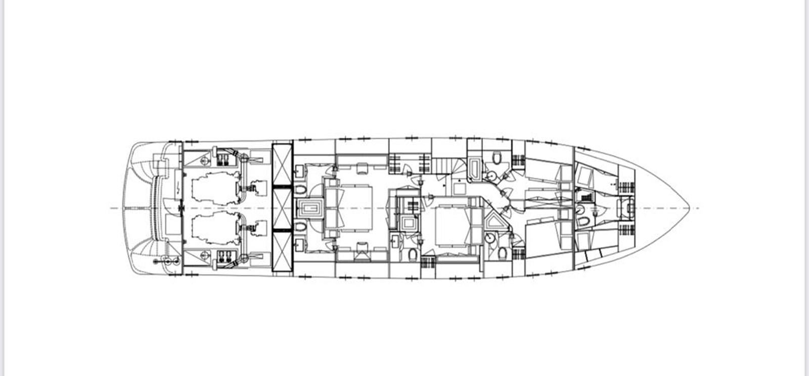 diagram, engineering drawing aboard MARIS STELLA Yacht for Sale