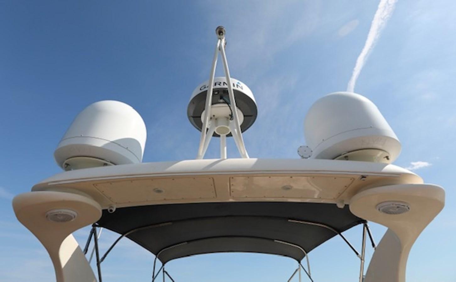 a close-up of a space shuttle on a launch pad aboard K3 Yacht for Sale