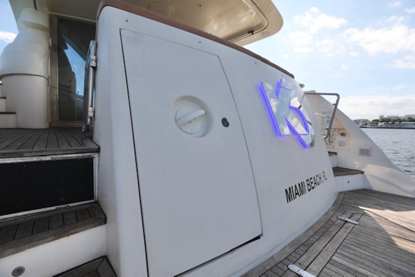 a white rectangular object on a boat aboard K3 Yacht for Sale