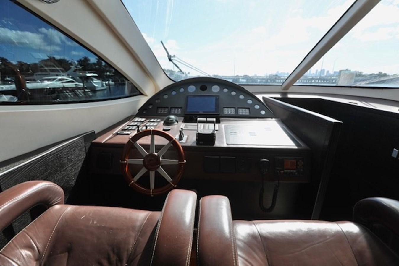 the interior of a car aboard K3 Yacht for Sale