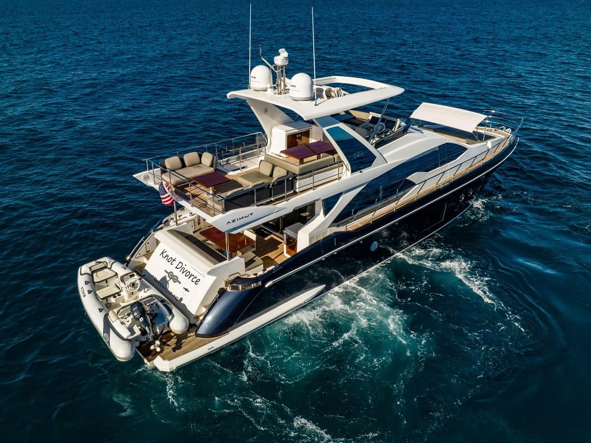 a ship in the water aboard KNOT DIVORCE Yacht for Sale