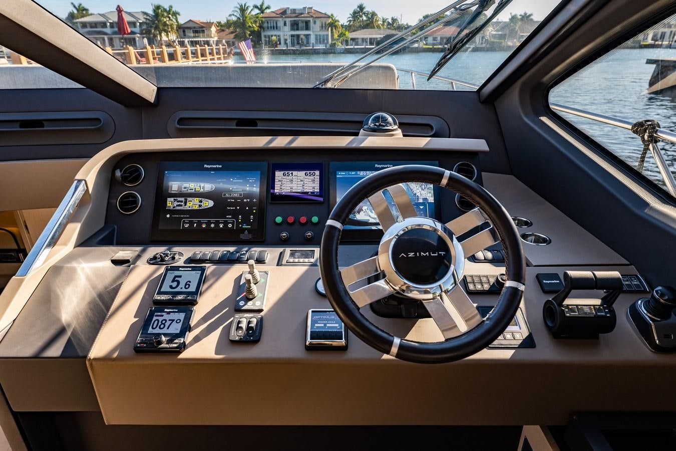 inside of a car aboard KNOT DIVORCE Yacht for Sale