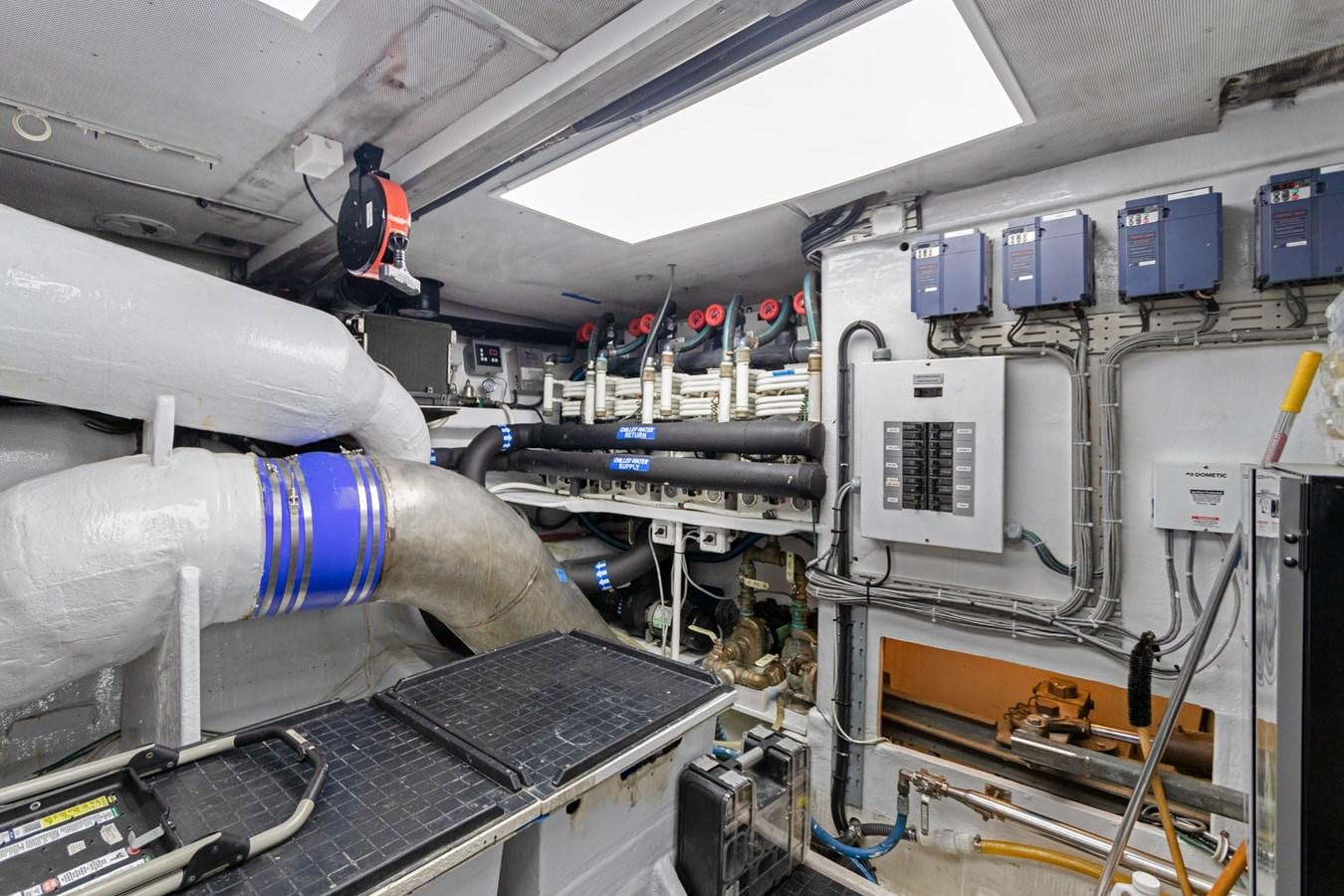 a close-up of a factory aboard MAC Yacht for Sale