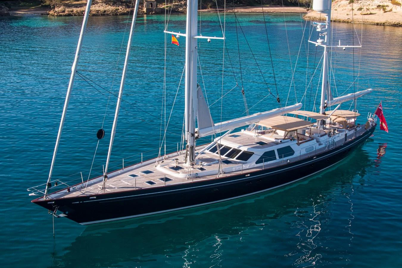 a boat in the water aboard LEGEND Yacht for Sale